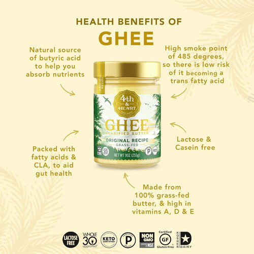 Mantequilla Clarificada Ghee Original, 9 Onzas