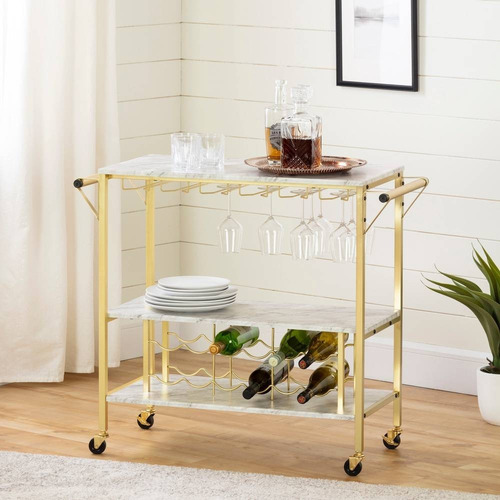 Carrito Minibar, Mesa De Vinos, Decoracion Hogar Isla Cocina