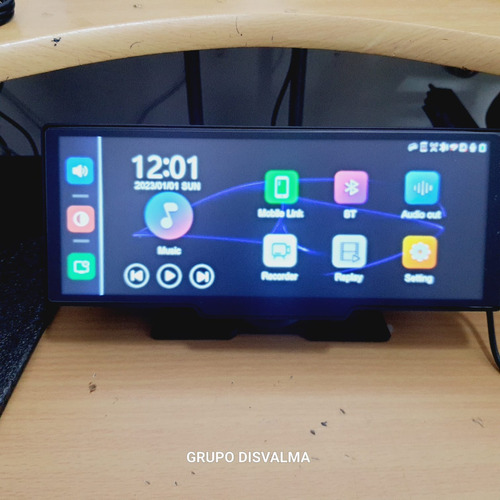 Pantalla Para Dash, Con Cámara Delantera Se Conecta A Cualqu