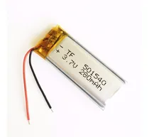 Comprar Batería Litio Polímero Lipo 3.7v 280mah Drones Helicopteros