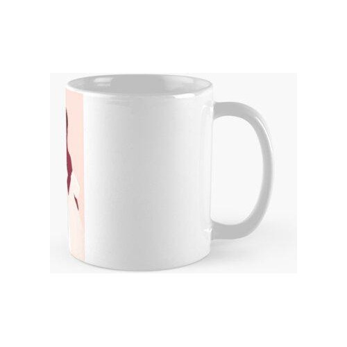 Taza Linda Chica En Vestido Blanco Calidad Premium