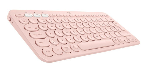 Imagen 3 de 5 de Teclado bluetooth Logitech K380 QWERTY español color rosa