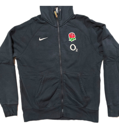 Campera Con Capucha Inglaterra Nike Rugby Talle M (Usado)