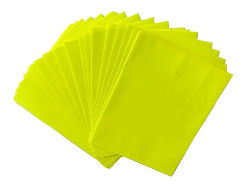 Papel Autoadherible Radiante Amarillo Carta 500h Paq