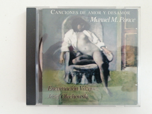 Canciones De Amor Y Desamor Manuel Ponce Cd 