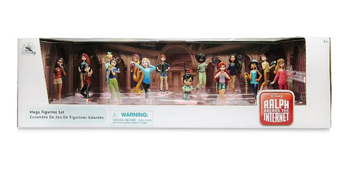 Mega Set De Figuritas De Lujo Princesas Ralph Rompe Internet