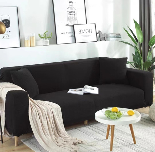 Imagen 7 de 10 de Funda De Sofá Forma De Il Chaise Longue 3 Asientos X Un Par