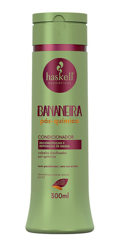 Condicionador Haskell Bananeira Pós Química 300ml Nf