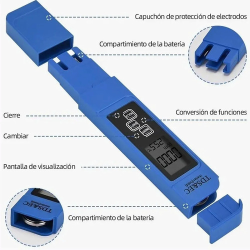 Imagen 3 de 8 de Medidor De Ph Digital+medidor De Ec /tds,preciso