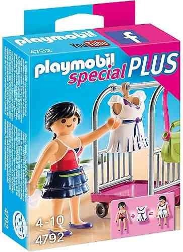 Playmobil Special Plus 4792 Niña Tienda De Moda Orig Intek