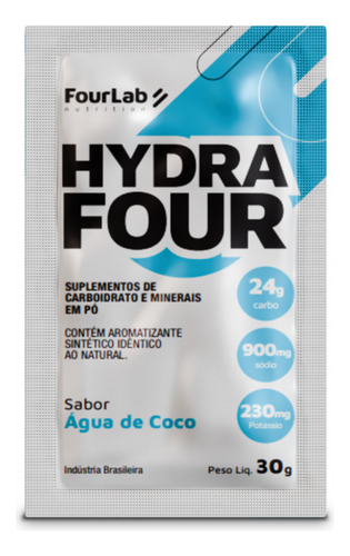 Hydrafour 30g Repositor Eletrólito Fourlab (12 Sachês Misto) Sabor Misto