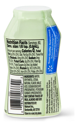 Stevia Liquida Great Value 50 Ml