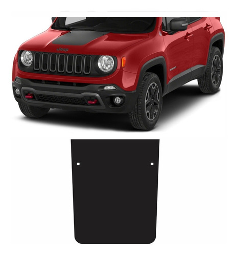 Adesivo Capô Jeep Renegade 2015 2016 Preto Fosco Rng17