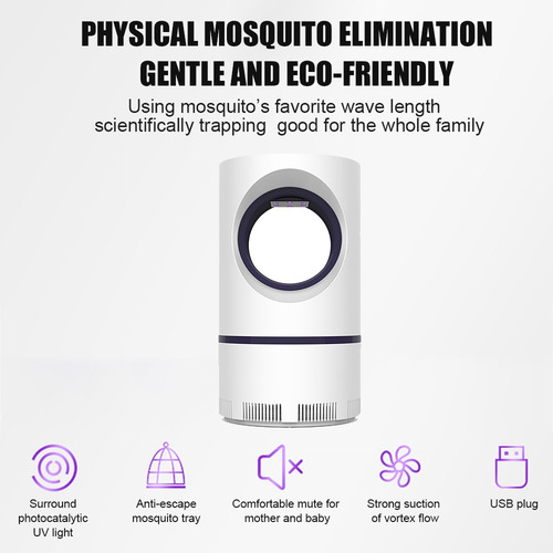 Usb Elétrico Led Mosquito Assassino Lâmpada Inteligente Op