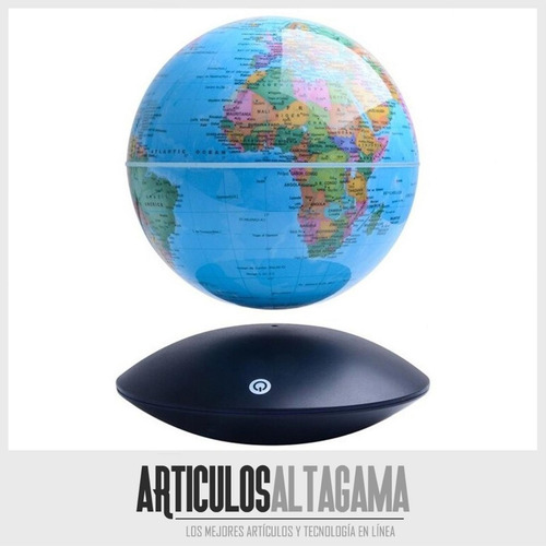 Imagen 6 de 8 de Lampara Led Globo Terraqueo Flotante Mundo Levitador 3d