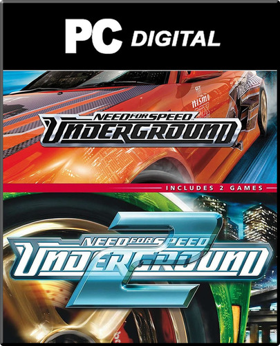 2x1 Need For Speed Underground 1 Y 2 Pc Español Digital