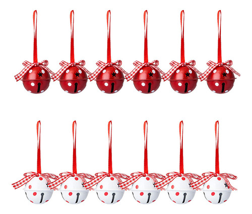 Cascabeles Navideños La Campana, 12 Unidades