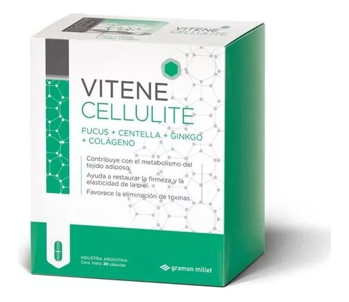  Anti Celulitis Vitene Cellulite Restaura Firmeza X 30 Comp
