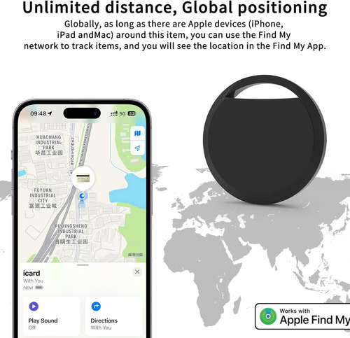 2pcs Smart Tag Localizador Gps Compatible Con Find My