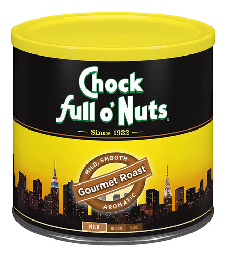 Chock Full O'nuts Café Molido Tostado Medio,26 Oz, 1 Pz
