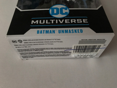 Batman Unmasked Bruce Wayne Flashpoint Mcfarlane Multiverse (Usado)