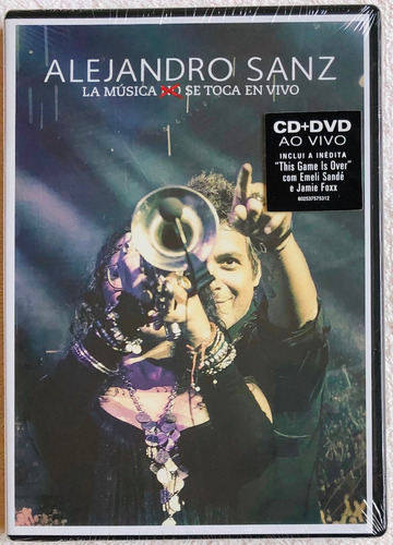 Kit Lacrado DVD + CD Alejandro Sanz La Música No Se Toca En Vivo Original