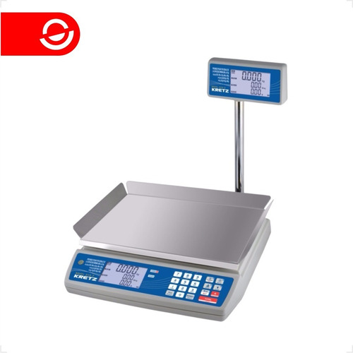 Balanza Comercial Digital Kretz Novel Eco 2 30 Kg Con Mástil