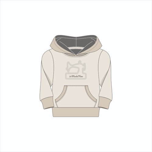 Molde Digital - Molde De Roupa De Blusa Moletom Infantil