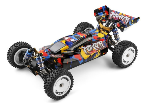 Automodelo Brushless Wltoys 124007 75kmh C/ 2 Baterias Cor Camuflado