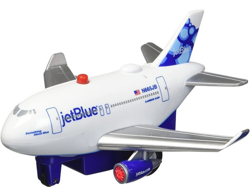 Daron Jetblue Airways Pullback Juguete Con Luces Y Sonido