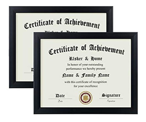 Certificate Frame - Classic Black Color Frame