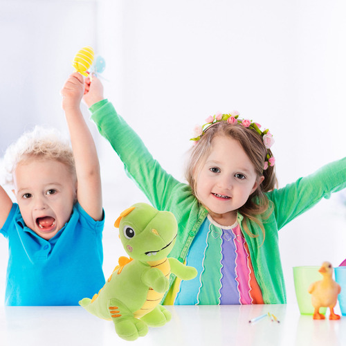 1 Pieza De Cómodos Peluches De Dinosaurio De Peluche Para Ni