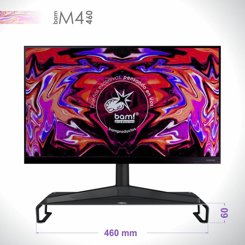 Imagen 7 de 9 de Soporte Monitor Bam M4-460 Samsung/universal Acero Premium!