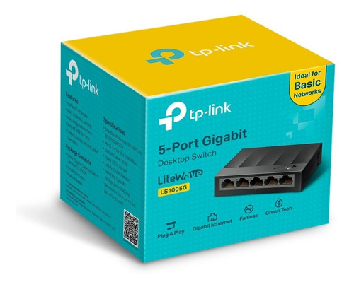 Imagen 5 de 10 de Switch Suiche 5 Puertos 1gb Tplink Rj45 Cable Red