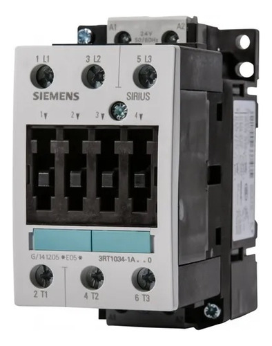 Contactor  3x50 A, Bob 110vac Siemens 3rt1036-1ag20 