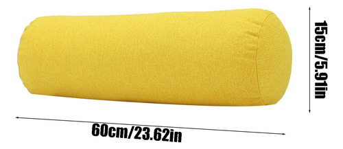 Funda De Almohada Cilíndrica En Forma De Y De Algodón Sintét