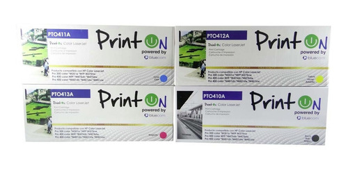Imagen 3 de 4 de Toner De Color Para Laser Jet Hp Pro 300 Color M351a Printon