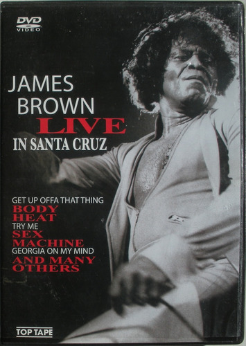 Dvd - James Brown - Live In Santa Cruz