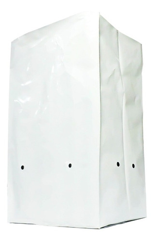 Maceta Bolsa Nylon Blanca 11t 50 Unidades Con Agujeros