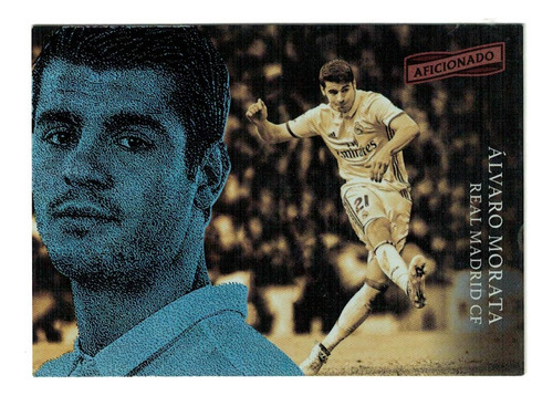 Carta Alvaro Morata Aficionado 2016/17 Panini