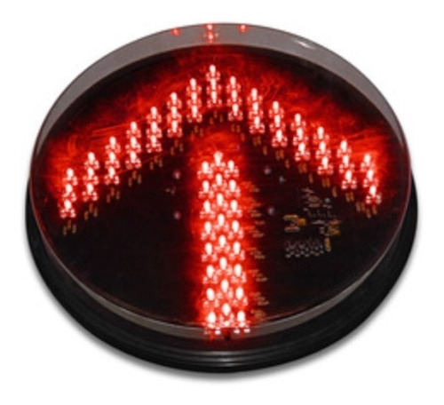 Lámpara Led Para Semaforo Tipo Flecha Color Rojo 30cm