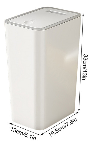 L Cubo De Basura Para Baño Cubo De Basura Con Tapa Cubo De