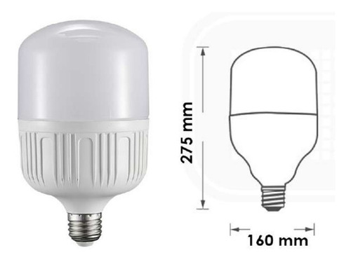 Foco Bulbo Led Alto Poder 80w