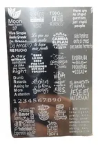 Comprar Placa Frases Letras Números Sellos Uña Decoración Optimismo