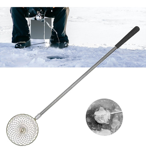 Equipo De Pesca En Hielo, Con Mango Largo, Cuchara Para