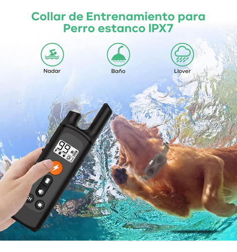 Ai-pika 2 Pcs Collar De Entrenamiento Para Perro De 800m,