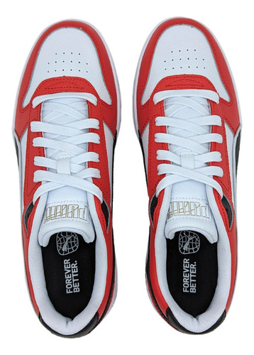 Tenis Puma Rbd Game Low Hombre Blanco Rojo Original 38637320