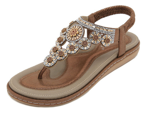 Sandalias Cómodas Planas Informales De Moda Para Mujer