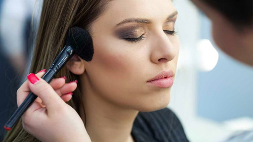 Maquillaje Brocha Pincel Rubor Contorno Polvo Pierre Cardin