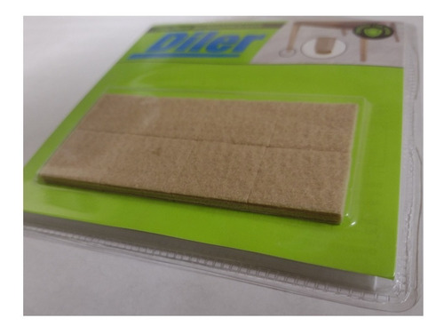 Protector De Fieltro Autoadhesivo 2,5x2,5 Cm 8u Beige Diler Beige